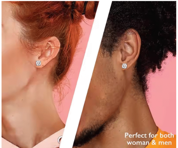 TENCARATS de moissanita de 0,2-2 quilates para mujer, pendientes de diamantes de laboratorio de cuatro garras de plata pura S925, regalo de fiesta, joyería de boda