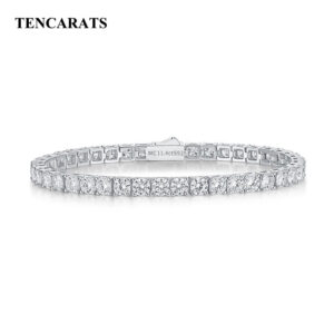 Lab-Created Diamond Alternative | 3mm 4mm 5mm Moissanite Tennis Bracelet