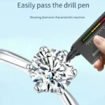 TENCARATS 925 Silver Moissanite Ring – Brilliant Cut Solitaire, Timeless Engagement Jewelry for Women