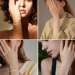 Lab-Created Diamond Alternative | 3mm 4mm 5mm Moissanite Tennis Bracelet