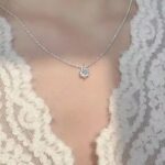 TEN CARATS S925 Sterling Silver VVS1 Moissanite Classic Women's Necklace Birthday Party Gift GRA Certified Jewelry photo review