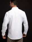Chemise homme à effet soyeux, sans repassage