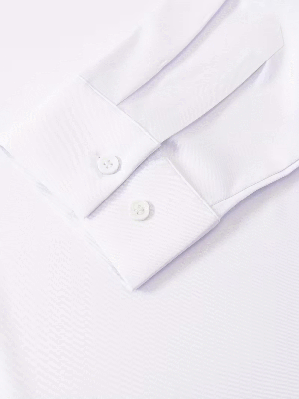 Chemise Homme Extensible – Manches Longues, Coupe Slim, Muscle Fit, Anti-Froissage, Boutonnée